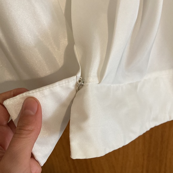 Vintage Judy Bond white Shirt Sleeve Blouse - Picture 2 of 8